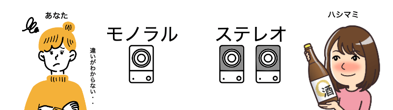 ステレオモノラル 違い